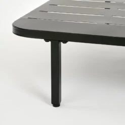 Mica Decorations Celo Hocker - L80 X B80 X H23 Cm - Metaal - Zwart 6 Mica Decorations Celo Hocker - L80 X B80 X H23 Cm - Metaal - Zwart -Beliani Winkel 1000079075 0102