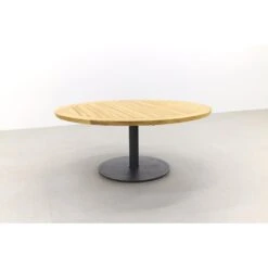Taste Saba Low Dining Tafel - Ø160 Cm. Ronde Tuintafel -Beliani Winkel 1000080785 0103