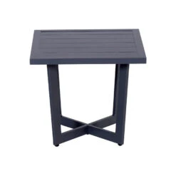 Garden Impressions Kent Tuin Bijzettafel 47,5x47,5xH42cm D. Grijs -Beliani Winkel 1000080851 0103