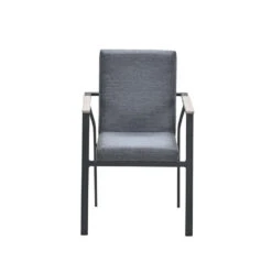 Garden Impressions Angela Tuinstoel - Donker Grijs -Beliani Winkel 1000087053 0103