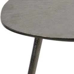 Shine Bijzettafel Brush - Aluminium - Grijs 6 Shine Bijzettafel Brush - Aluminium - Grijs -Beliani Winkel 1000088276 0102