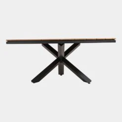 Lontano Tuintafel Driehoek - Hout - Bruin -Beliani Winkel 1000088281 0103