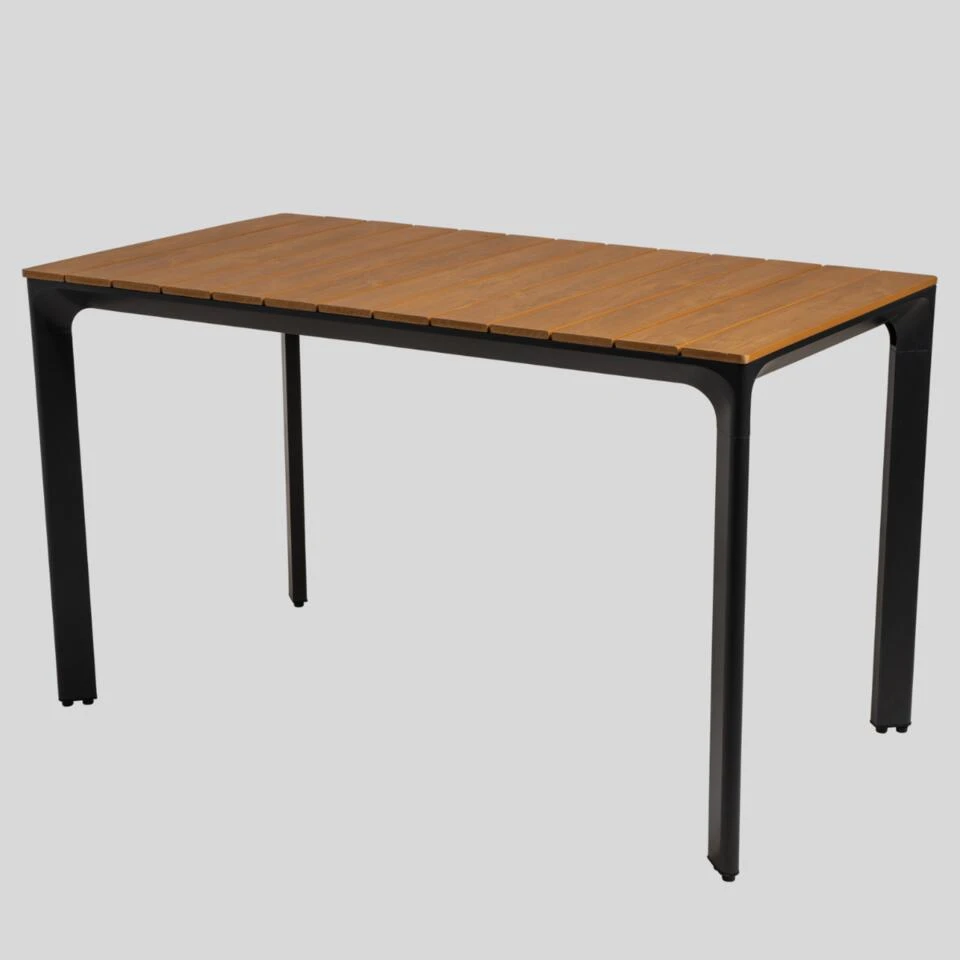 Arezzo Tuintafel Rechthoek - Hout - Bruin 2 Arezzo Tuintafel Rechthoek - Hout - Bruin - Afbeelding 2