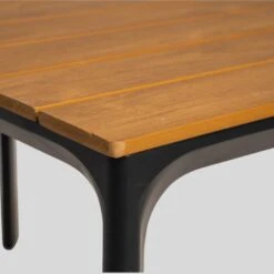 Arezzo Tuintafel Rechthoek - Hout - Bruin 7 Arezzo Tuintafel Rechthoek - Hout - Bruin -Beliani Winkel 1000088290 0103