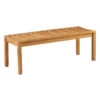 Exotan 2-Zits Tuinbankje Comfort - Teak - Naturel - 44x120x45