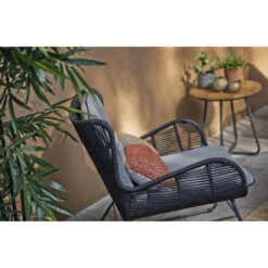 Exotan Loungestoel Outdoor Grace - Touw - Antraciet - Set Van 2 -Beliani Winkel 1000089221 0102