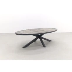 VDG Silva Ovale Tuintafel - Houtlook - 240 X 115 Cm 6 VDG Silva Ovale Tuintafel - Houtlook - 240 X 115 Cm -Beliani Winkel 1000093383 0102