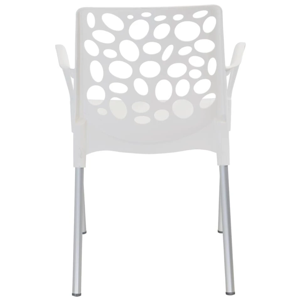 Bravo Stapelstoel Plastic - Kunststof - Wit 4 Bravo Stapelstoel Plastic - Kunststof - Wit - Afbeelding 4