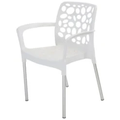 Bravo Stapelstoel Plastic - Kunststof - Wit