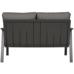 Loungebank Mai Tai - Stof - Grijs -Beliani Winkel 1000094347 0104