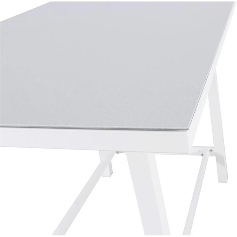 Rimini Bartafel Tuin - Glas - Wit 2 Rimini Bartafel Tuin - Glas - Wit - Afbeelding 2