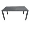 Giga Meubel Tuintafel Aluminium Antraciet 160cm - Tafel Dante