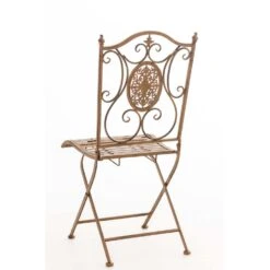 CLP Tuinstoel Sibell Bruin -Beliani Winkel 1000095568 0103