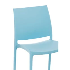 CLP Tuinstoel Maya Blauw -Beliani Winkel 1000096669 0103