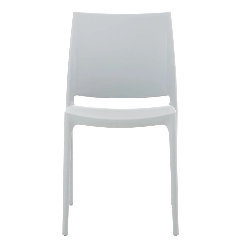 CLP Tuinstoel Maya Zilverkleurig 2 CLP Tuinstoel Maya Zilverkleurig - Afbeelding 2