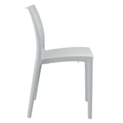 CLP Tuinstoel Maya Zilverkleurig 6 CLP Tuinstoel Maya Zilverkleurig -Beliani Winkel 1000096672 0102