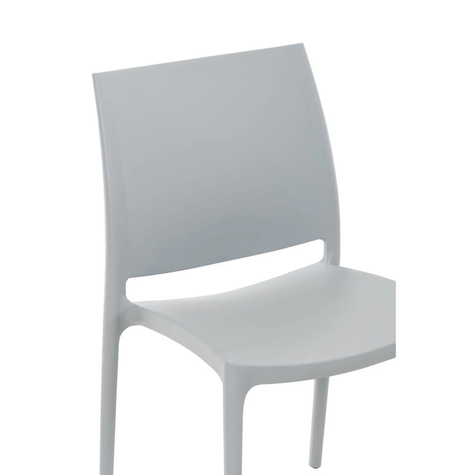 CLP Tuinstoel Maya Zilverkleurig 4 CLP Tuinstoel Maya Zilverkleurig - Afbeelding 4