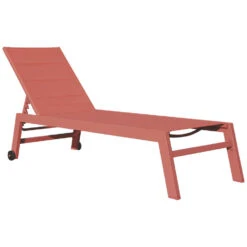 Happy Garden Zonnebaden BARBADOS - Oranje - Aluminium