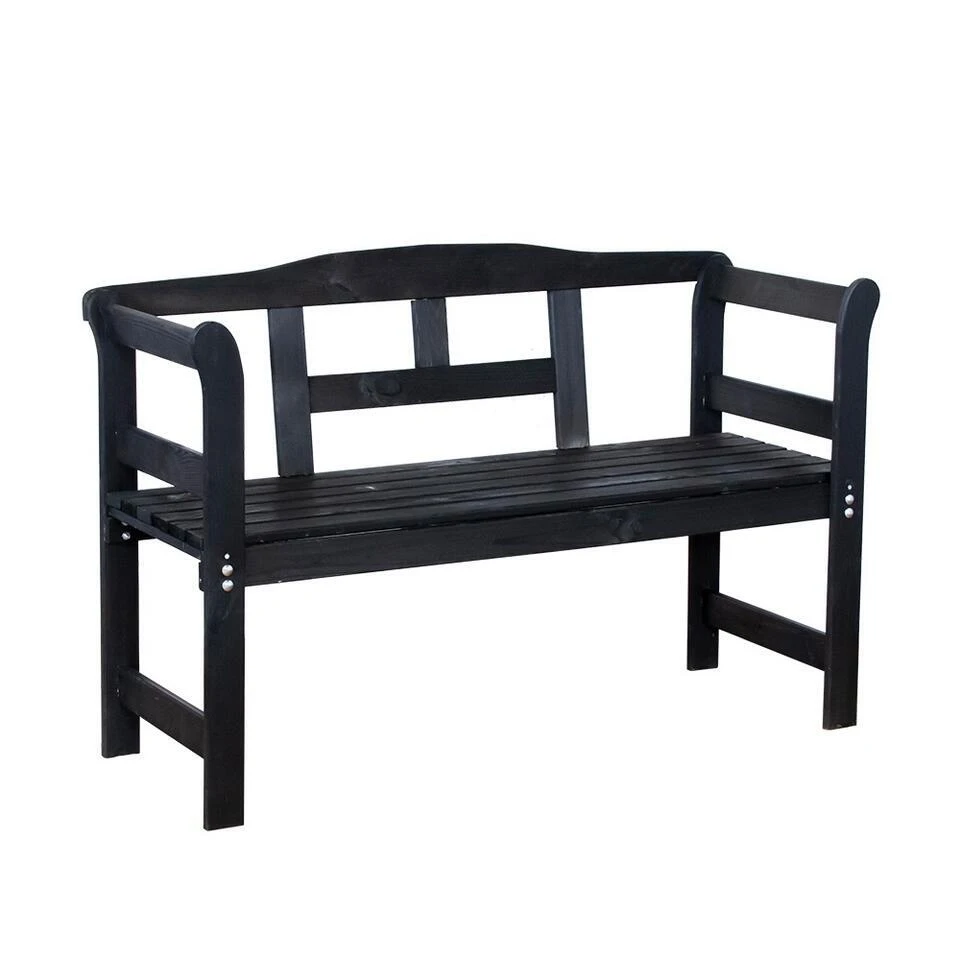 SenS-Line Friesen Tuinbank - Hout - Zwart 1 SenS-Line Friesen Tuinbank - Hout - Zwart