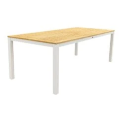 Hartman Sonata Tuintafel 220x100 Cm. - Teak - Wit