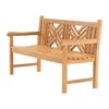 Les - Cross Bank Teak 150x64x92cm