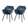 Set Van 2 - Hartman Sophie Element Dining Armstoel - Steel Blue