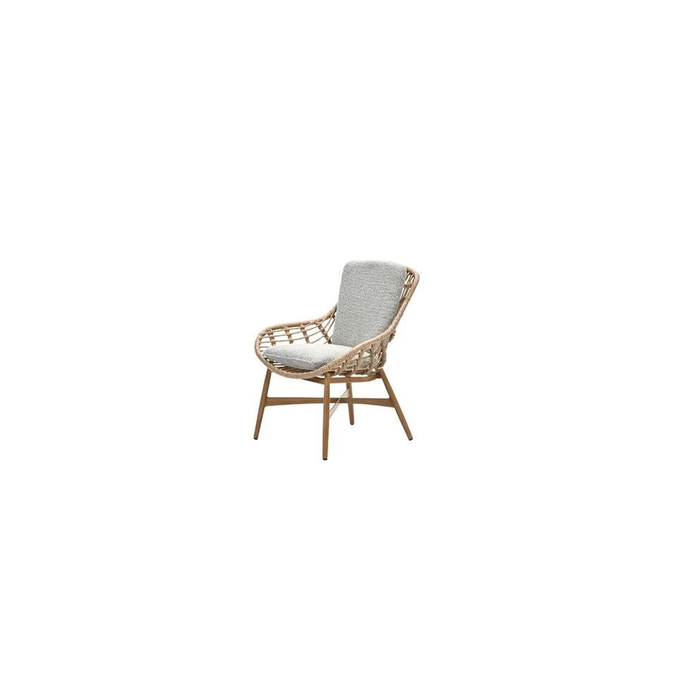 Castello Lounge Fauteuil - Light Teak Look - Natural Rotan-merino Sand 1 Castello Lounge Fauteuil - Light Teak Look - Natural Rotan-merino Sand