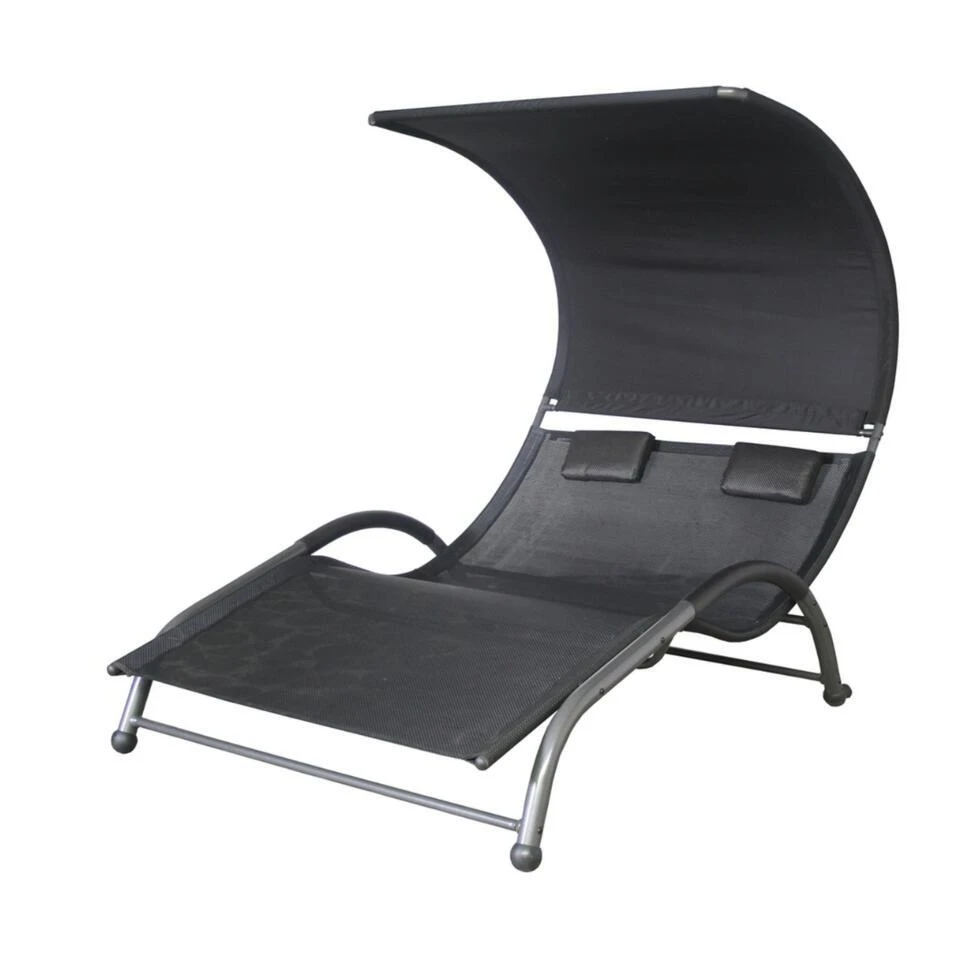 SenS-Line - Cuba 2-Persoonsligbed - Zwart 1 SenS-Line - Cuba 2-Persoonsligbed - Zwart