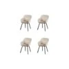 Hartman Le Soleil Element Dining Armstoel - Soft Taupe/Black - 4 St.