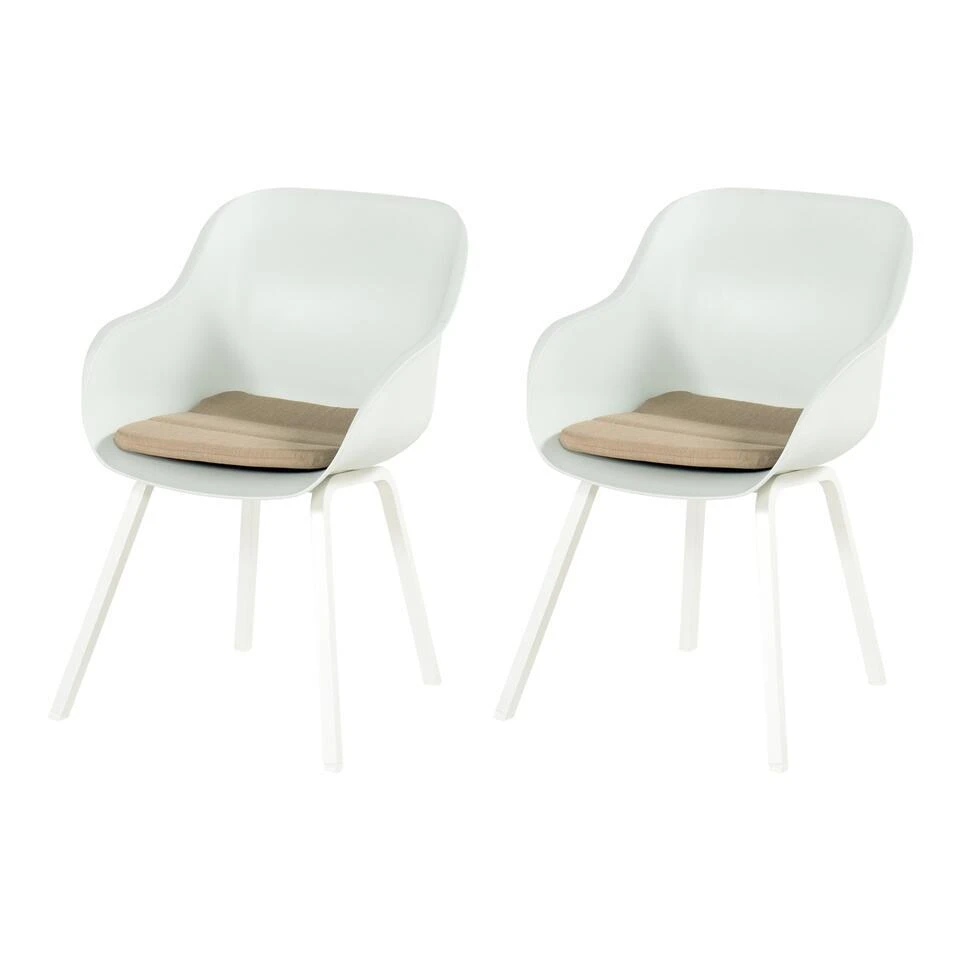 Hartman Le Soleil Element Dining Armstoel - Cotton White - 2 St. 1 Hartman Le Soleil Element Dining Armstoel - Cotton White - 2 St.
