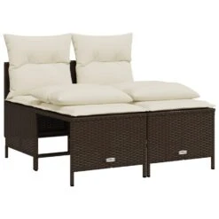VidaXL - Loungeset - Bruin - Poly Rattan