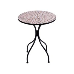 CARPINO - Tuintafel - Zwart - 60 Cm - Metaal