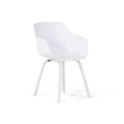 Merkloos Tuinstoel Kunststof Wit Lifestyle Garden Furniture Salina Wit