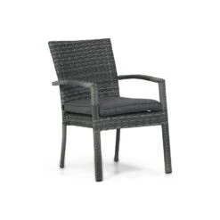Tuinstoel Wicker Grijs-antraciet Domani Furniture Albergo