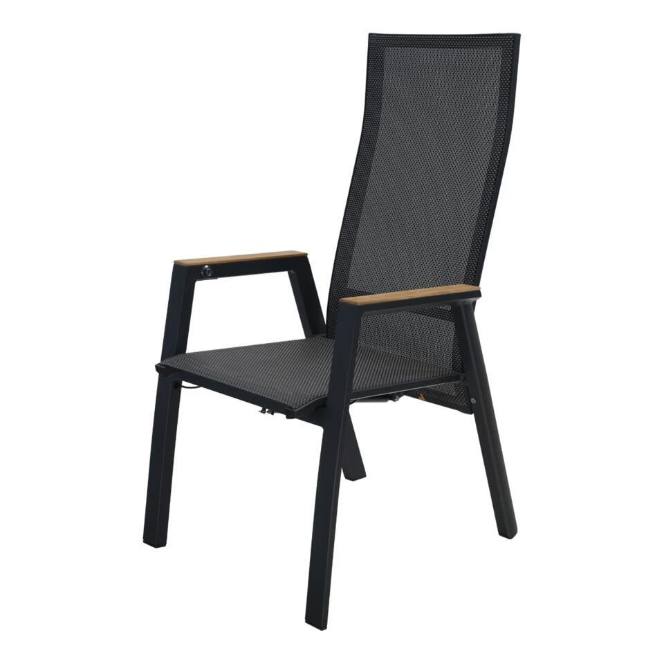 Les - Standenstoel Amir Teak Nuance - Antraciet 1 Les - Standenstoel Amir Teak Nuance - Antraciet