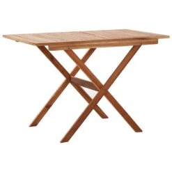 VidaXL - Tuintafel - Bruin - Massief Acaciahout - 110 X 67 X 74 Cm