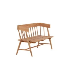 Fjôrd Tuinbank Naturel Teakhout - 132x132x85cm - Split