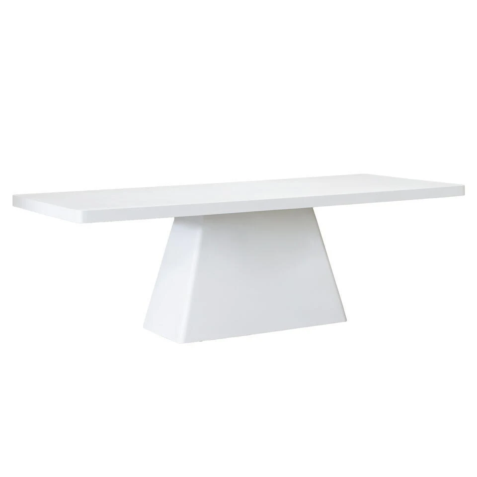 Tuintafel Rechthoek 160cm - Wit Eco Composiet - Avia 1 Tuintafel Rechthoek 160cm - Wit Eco Composiet - Avia