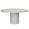 Tuintafel Rond 150cm - Beige Eco Composiet - Betonlook - Eden