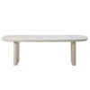 Tuintafel Deens Ovaal - Beige Betonlook - 300x100x75cm - Maya