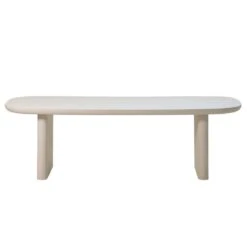 Tuintafel Deens Ovaal - Beige Betonlook - 300x100x75cm - Maya