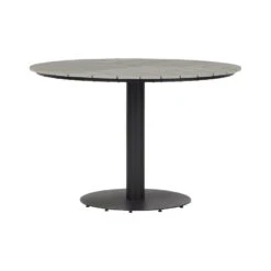 Lisomme Bente Ronde Tuintafel Grijs - Ø 113 Cm