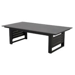 Hioshop Iris Tuintafel Verstelbaar Zwart- Donkergrijs