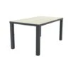 VDG Nola Tuintafel 160x90 Cm. - Antraciet/Houtlook