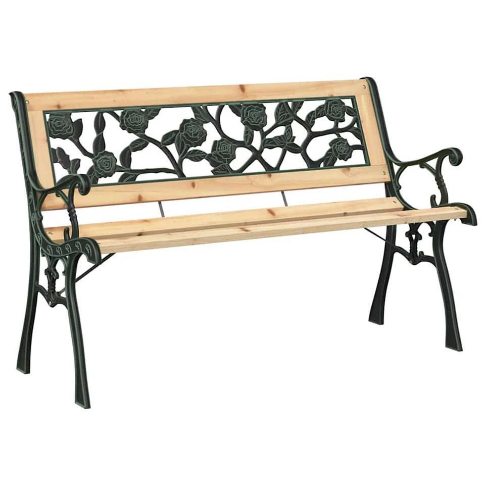 VidaXL - Tuin Zitplaatsen - Bruin - Hout - 116 X 54 X 73cm 1 VidaXL - Tuin Zitplaatsen - Bruin - Hout - 116 X 54 X 73cm