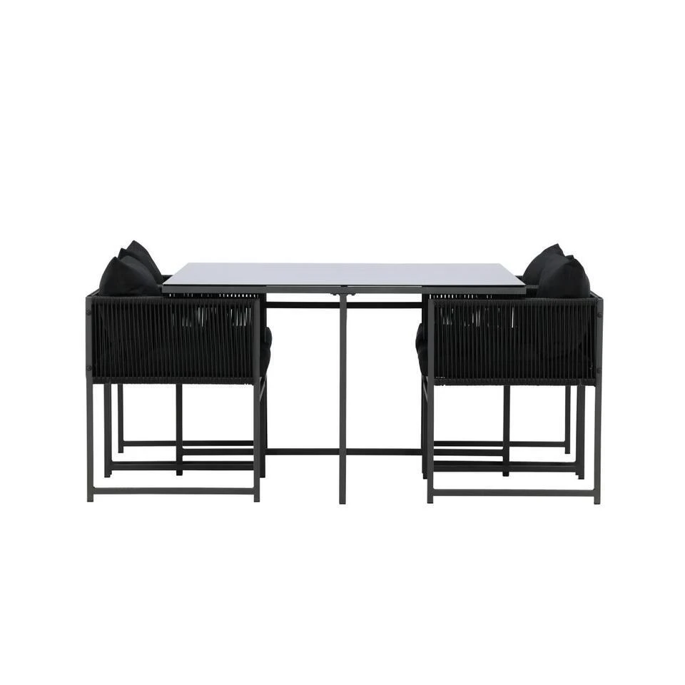 Svea - Isabella Eettafelset - Zwart 1 Svea - Isabella Eettafelset - Zwart