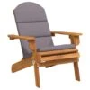 VidaXL - Adirondack Tuinstoel - Kussens - Bruin - Acaciahout - 75x84x90 Cm