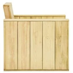 VidaXL Tuinstoelen 2 St 89x76x76 Cm Geïmpregneerd Grenenhout -Beliani Winkel 1057d9411f4944d5856fa3a8dff03049