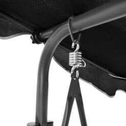 VidaXL Schommelbank Met Luifel Zwart -Beliani Winkel 1062840b74434efba0a7248843007dd3