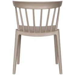 WOOOD Bliss Tuinstoel Met Spijlen Kunststof Taupe - Set Van 2 -Beliani Winkel 10b984e1e1794b61aef3f753293f05a4